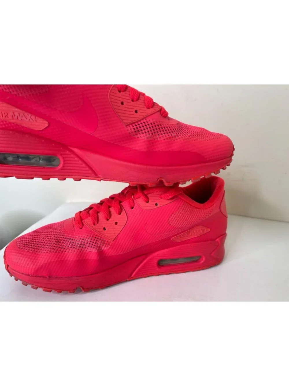 Nike Air Max 90 Hyperfuse Solar Pink NIKE ID Mens 10us PRE OWNED